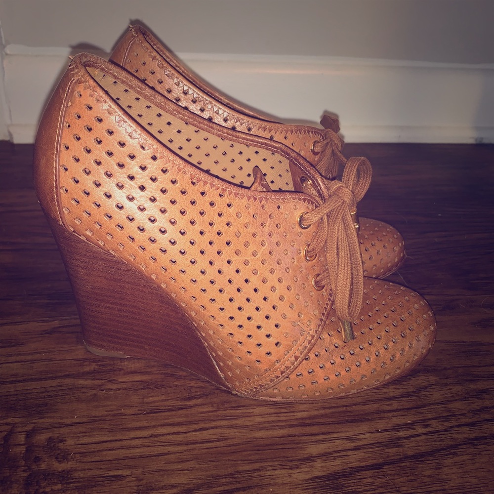 Tory Burch Lace Up Booties